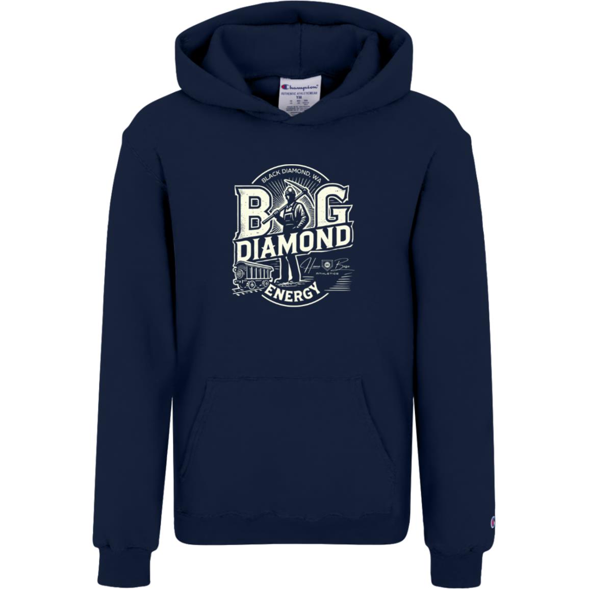 Youth HBA Big Diamond Energy Champion Kids Powerblend Hoodie