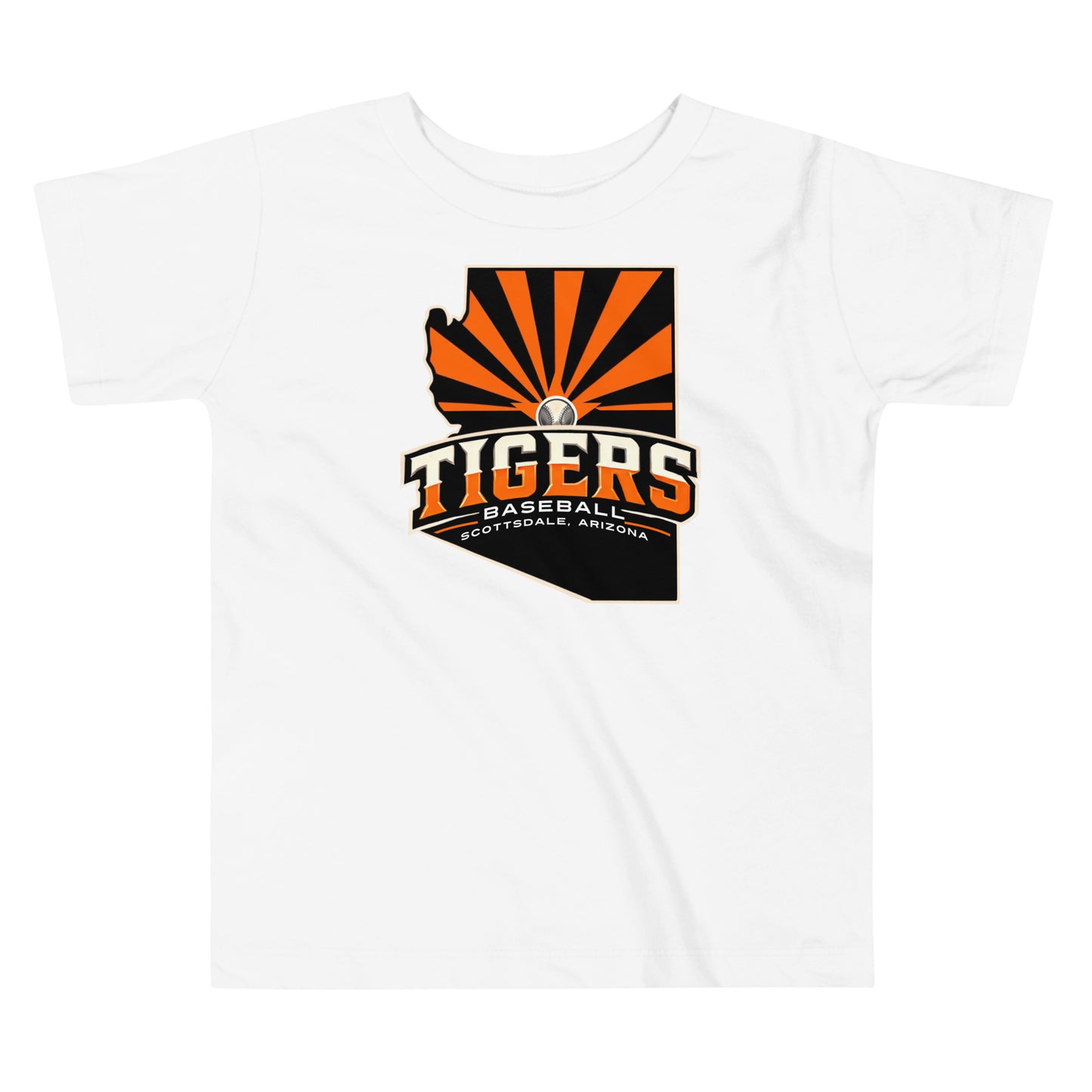 Scottsdale Arizona Tigers Baseball Toddler Tee