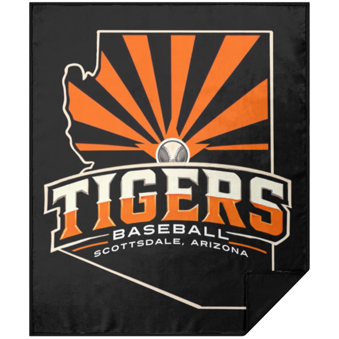 Tigers Baseball Premium Picnic Blanket 50x60