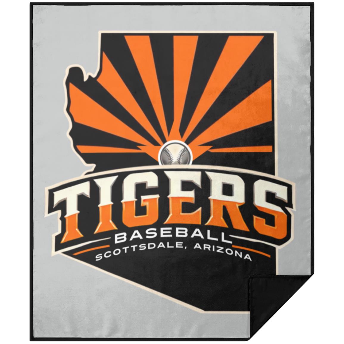 Tigers Baseball Premium Picnic Blanket 50x60