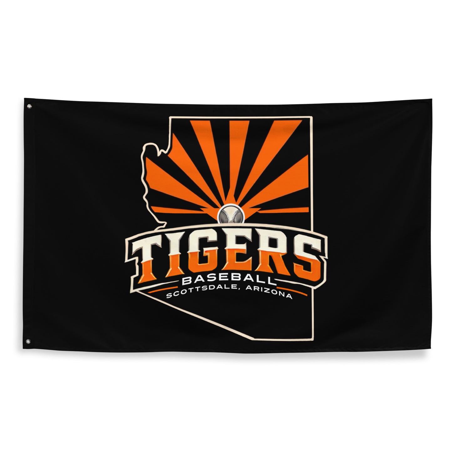 Tigers Baseball Wall Flag