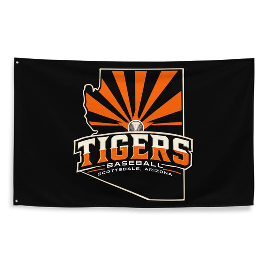 Tigers Baseball Wall Flag