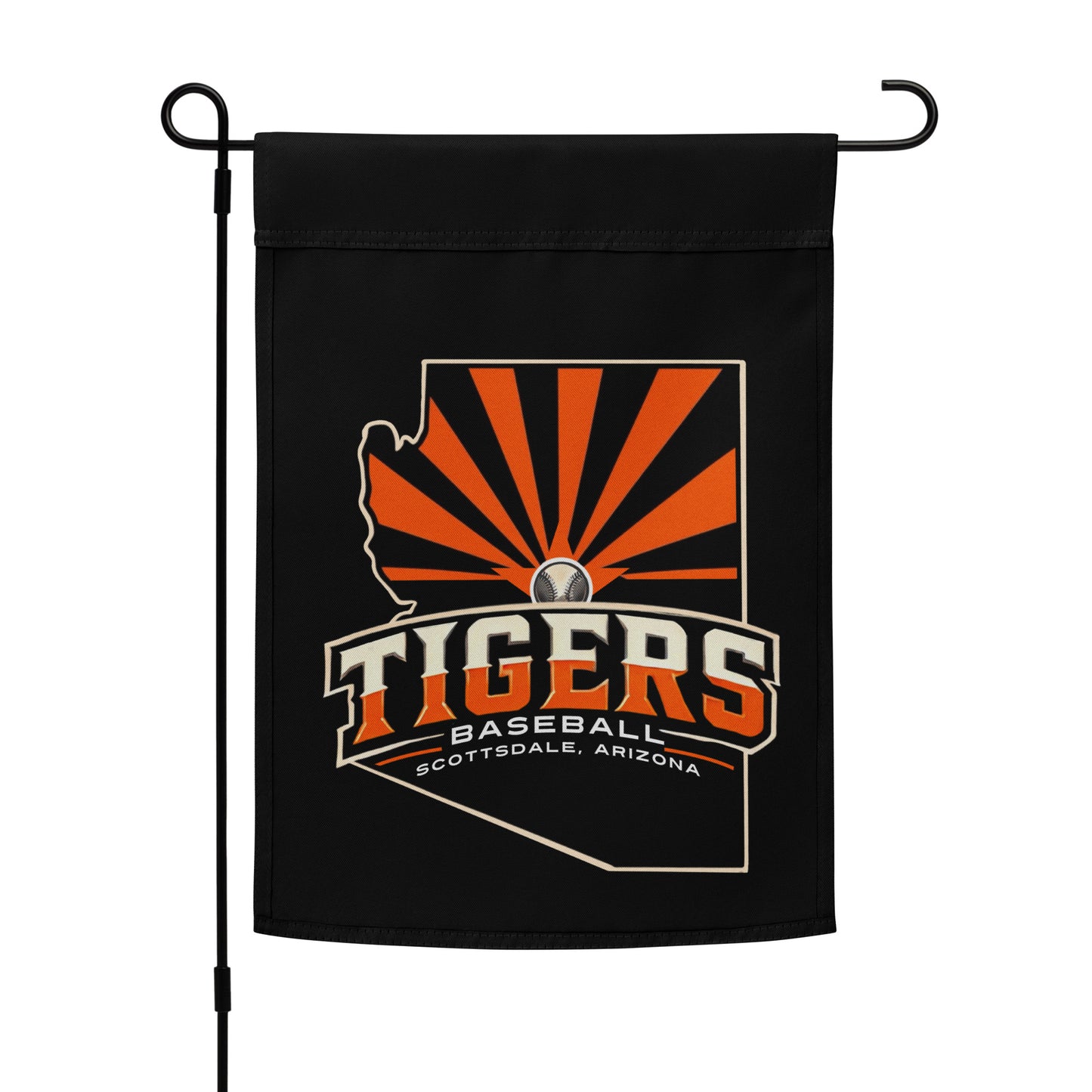 Tigers Baseball Garden Flag