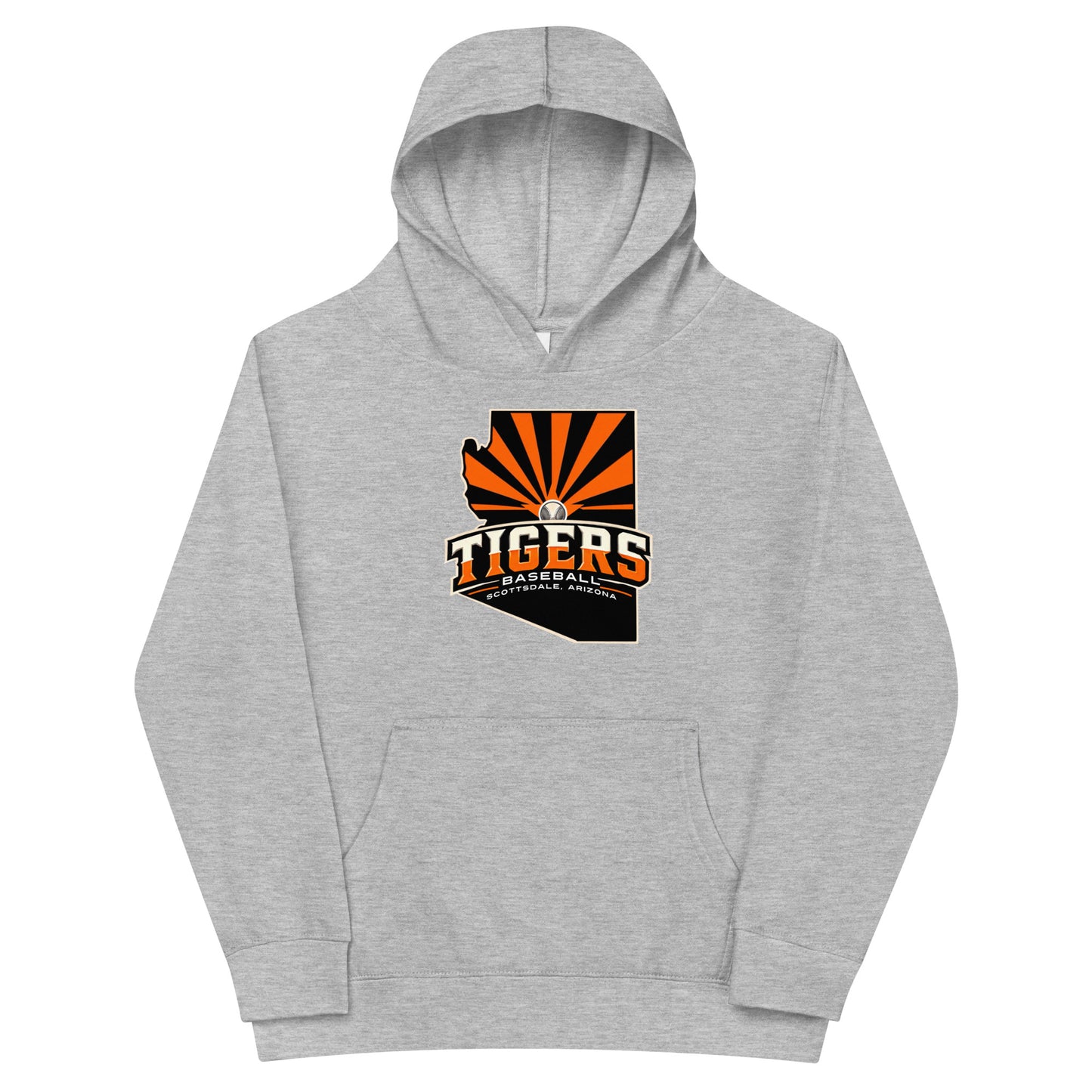 Scottsdale Arizona Tigers Baseball Kids Fleece Hoodie