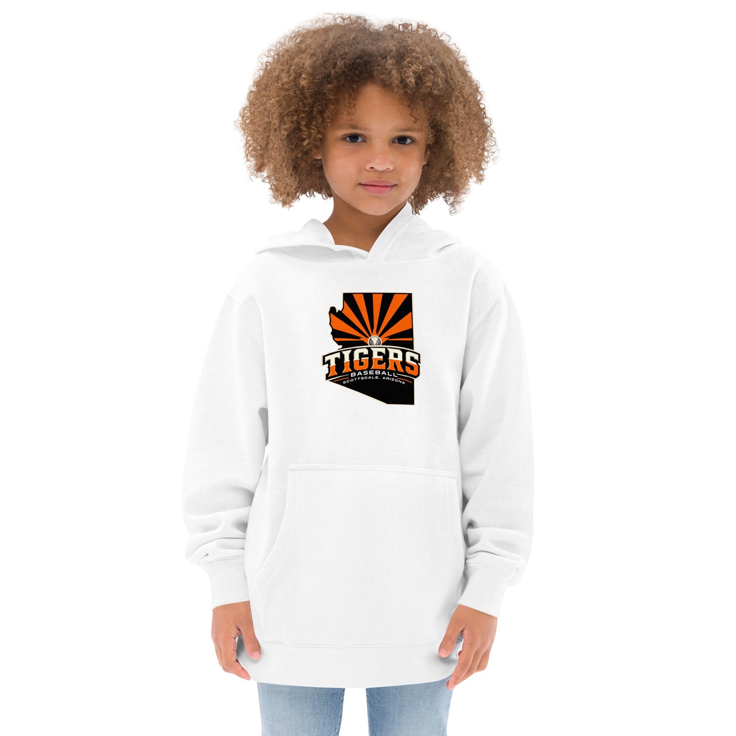 Scottsdale Arizona Tigers Baseball Kids Fleece Hoodie