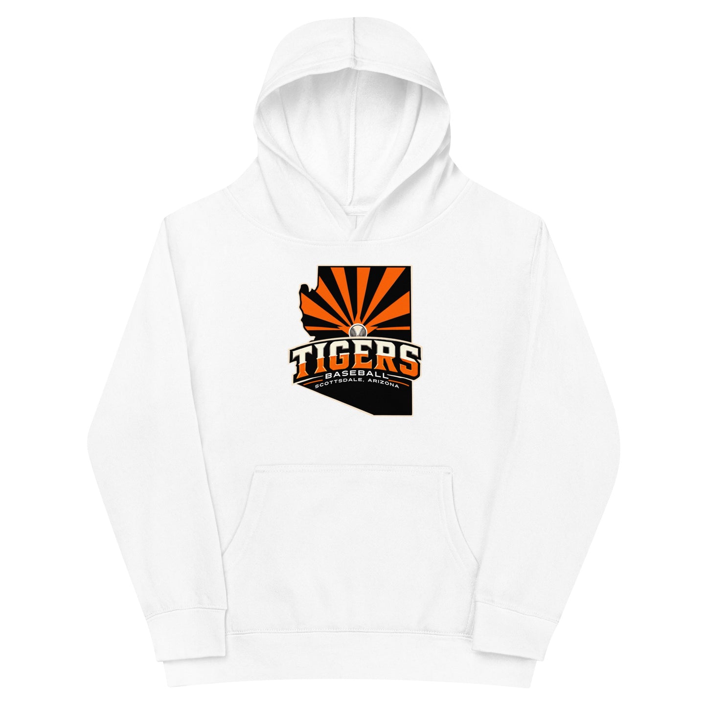 Scottsdale Arizona Tigers Baseball Kids Fleece Hoodie