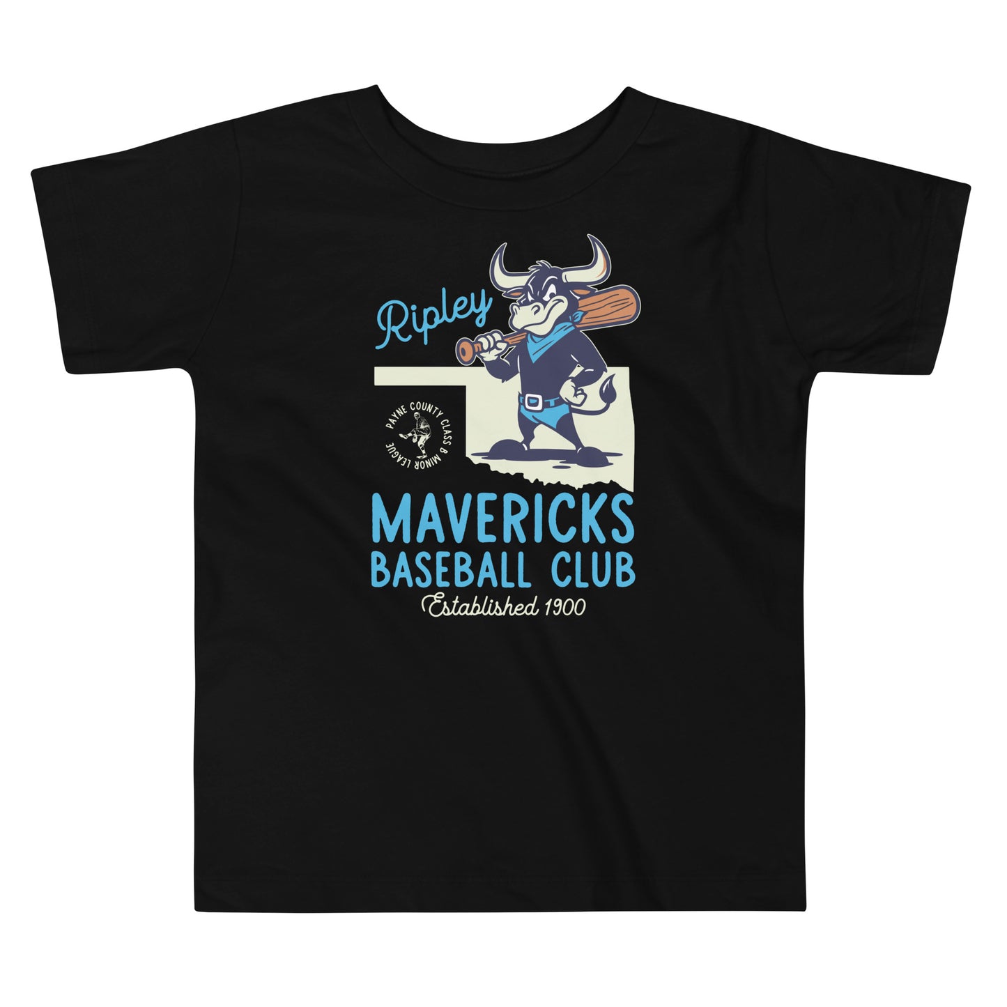 Ripley Mavericks Minor League Baseball Team-Toddler Short Sleeve Tee