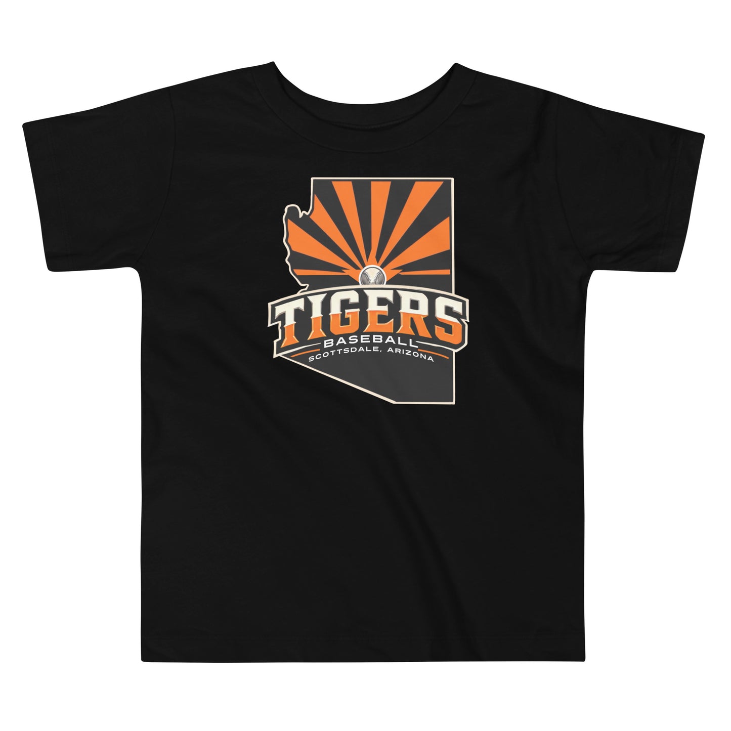 Scottsdale Arizona Tigers Baseball Toddler Tee