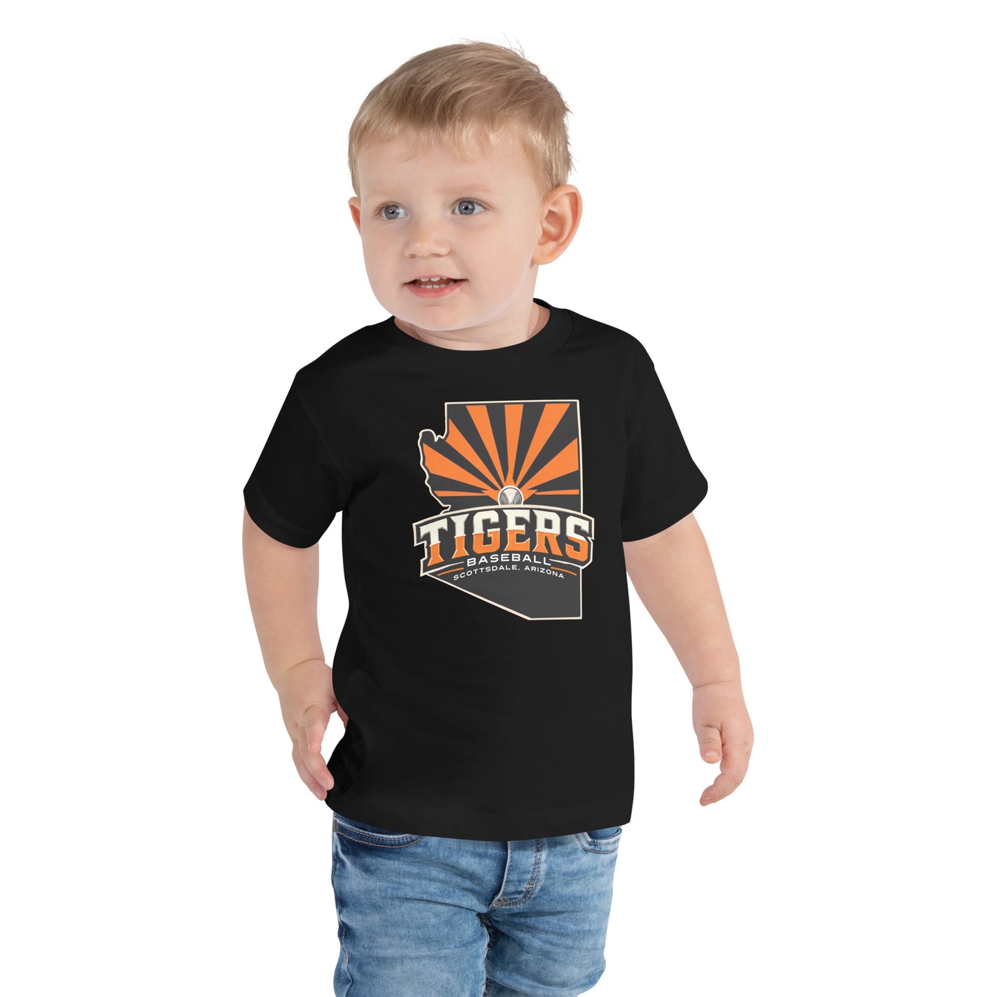 Scottsdale Arizona Tigers Baseball Toddler Tee