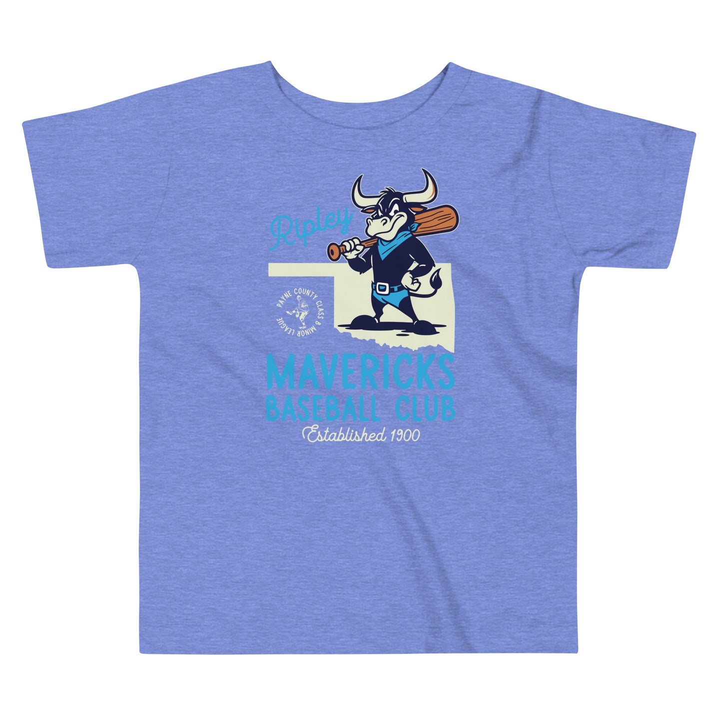 Ripley Mavericks Minor League Baseball Team-Toddler Short Sleeve Tee