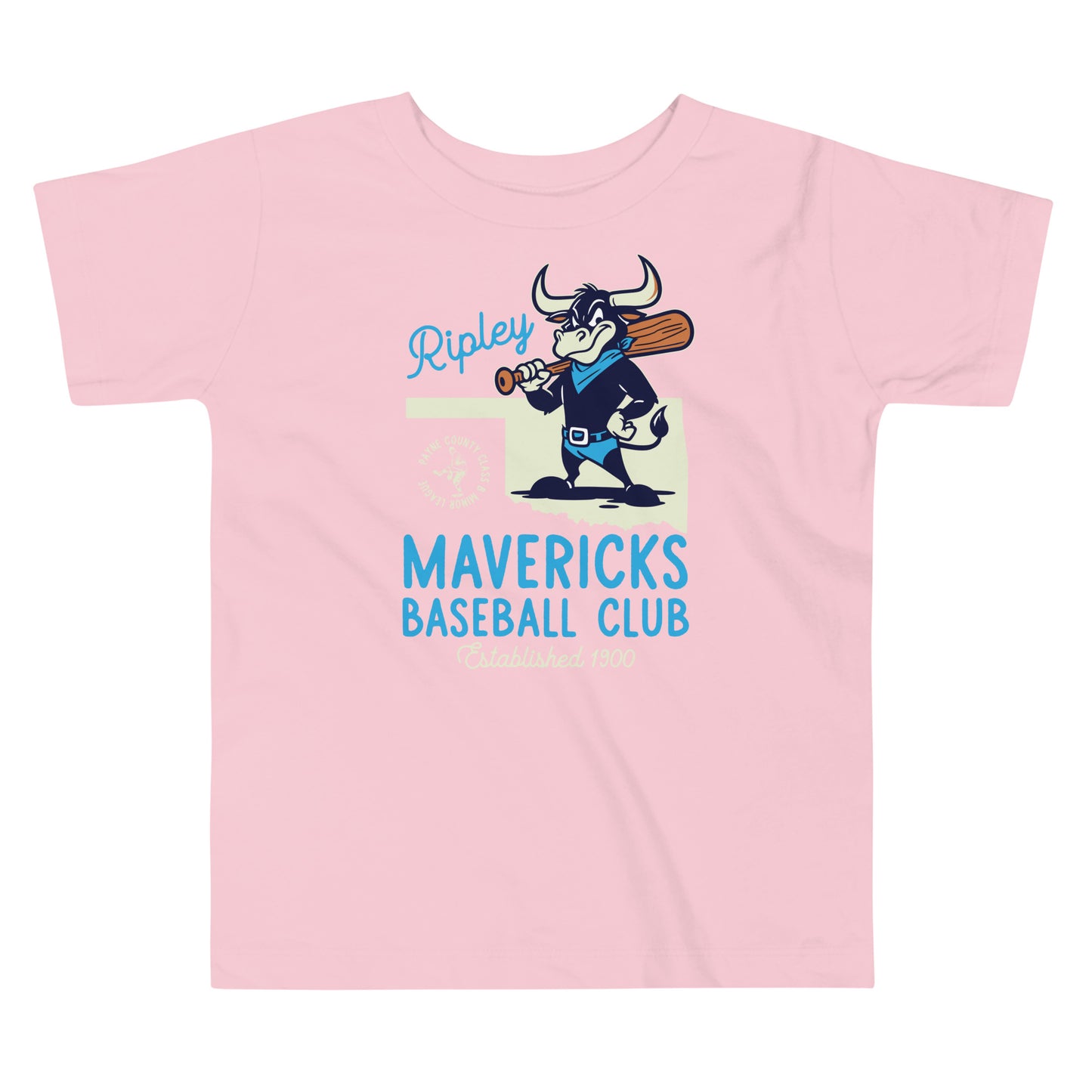 Ripley Mavericks Minor League Baseball Team-Toddler Short Sleeve Tee