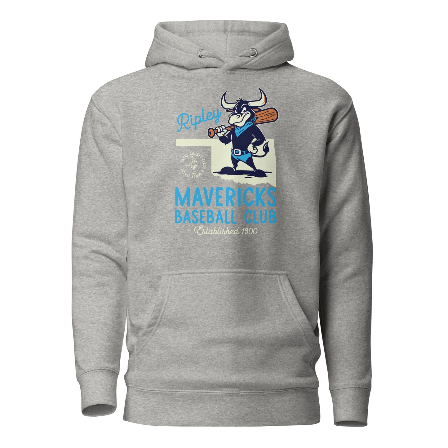 Ripley Mavericks Minor League Baseball Team-Luxury Unisex Hoodie