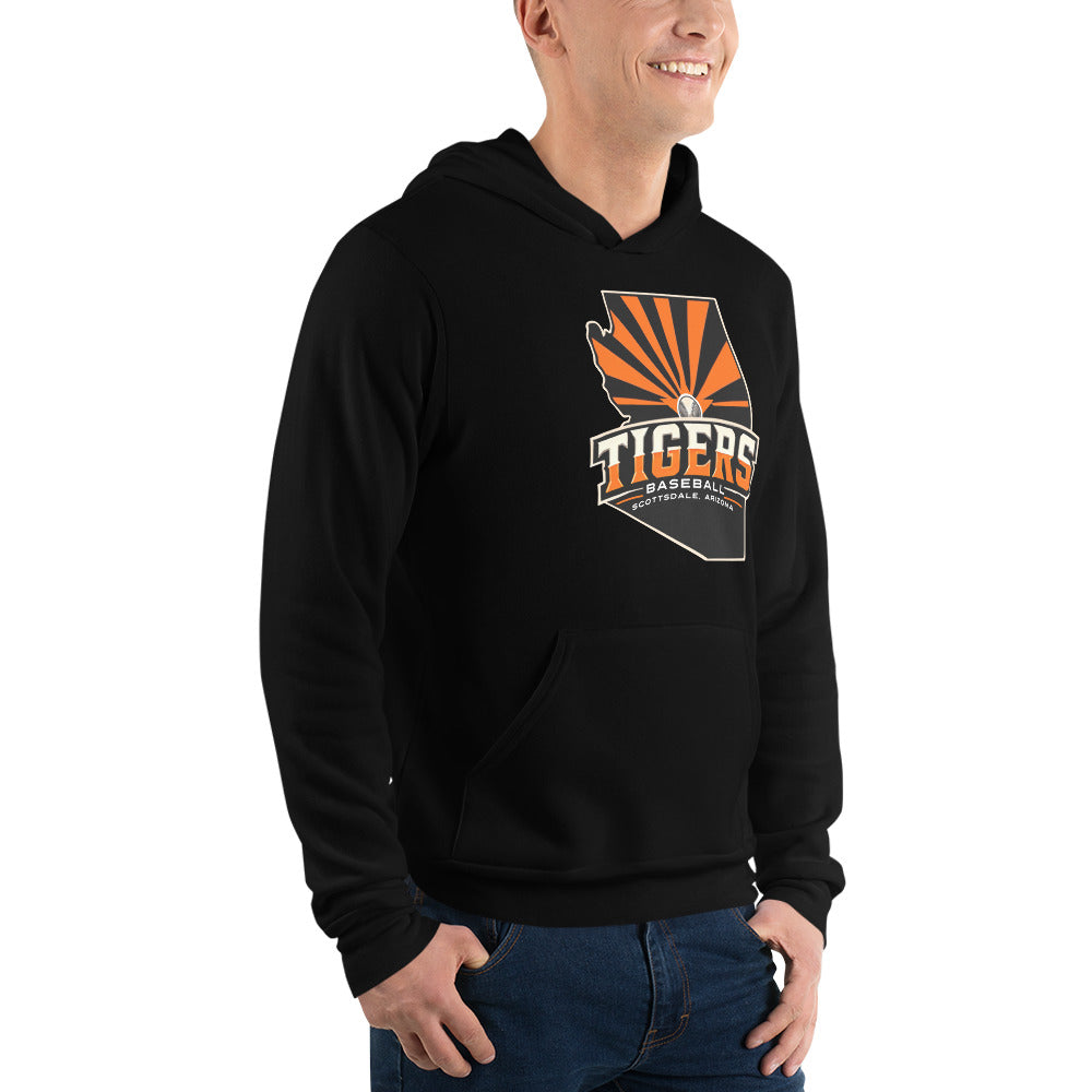 Scottsdale Arizona Tigers Baseball Bella Canvas Unisex Adult Premium Hoodie