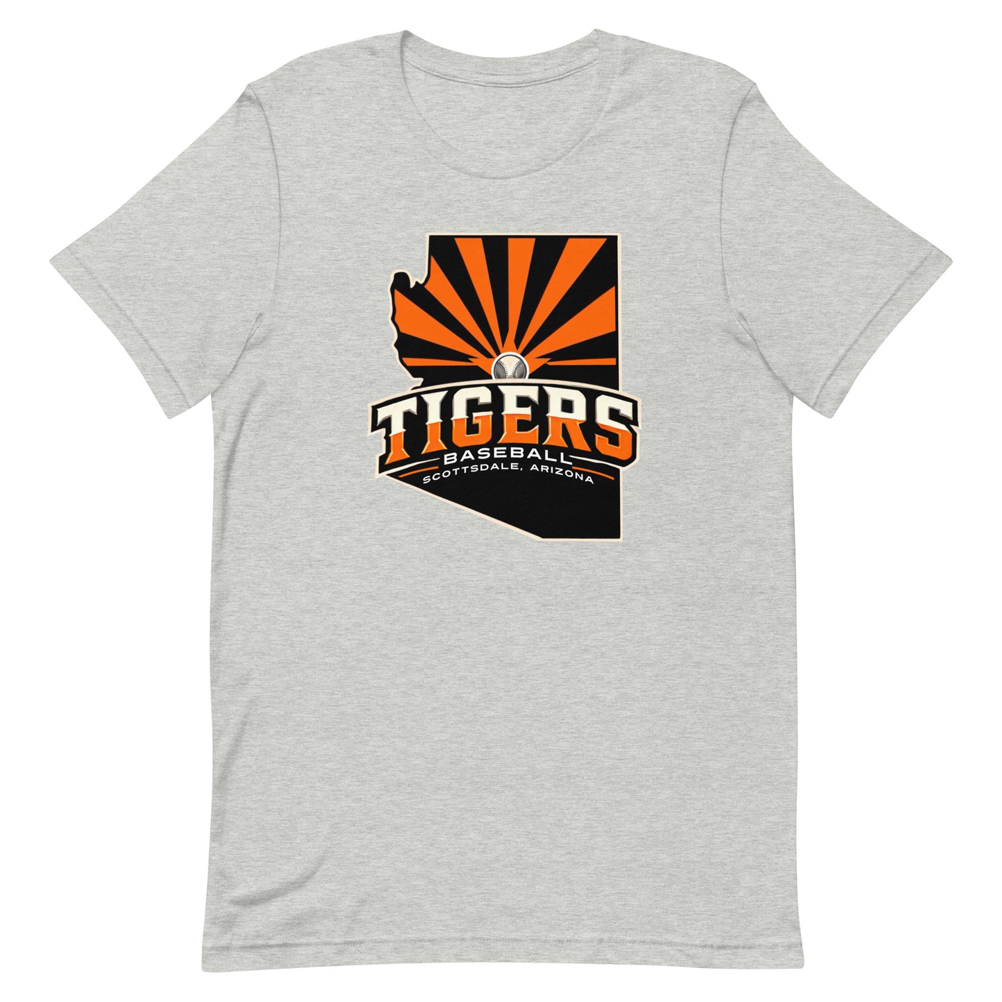 Scottsdale Arizona Tigers Baseball Bella Canvas Unisex T-shirt