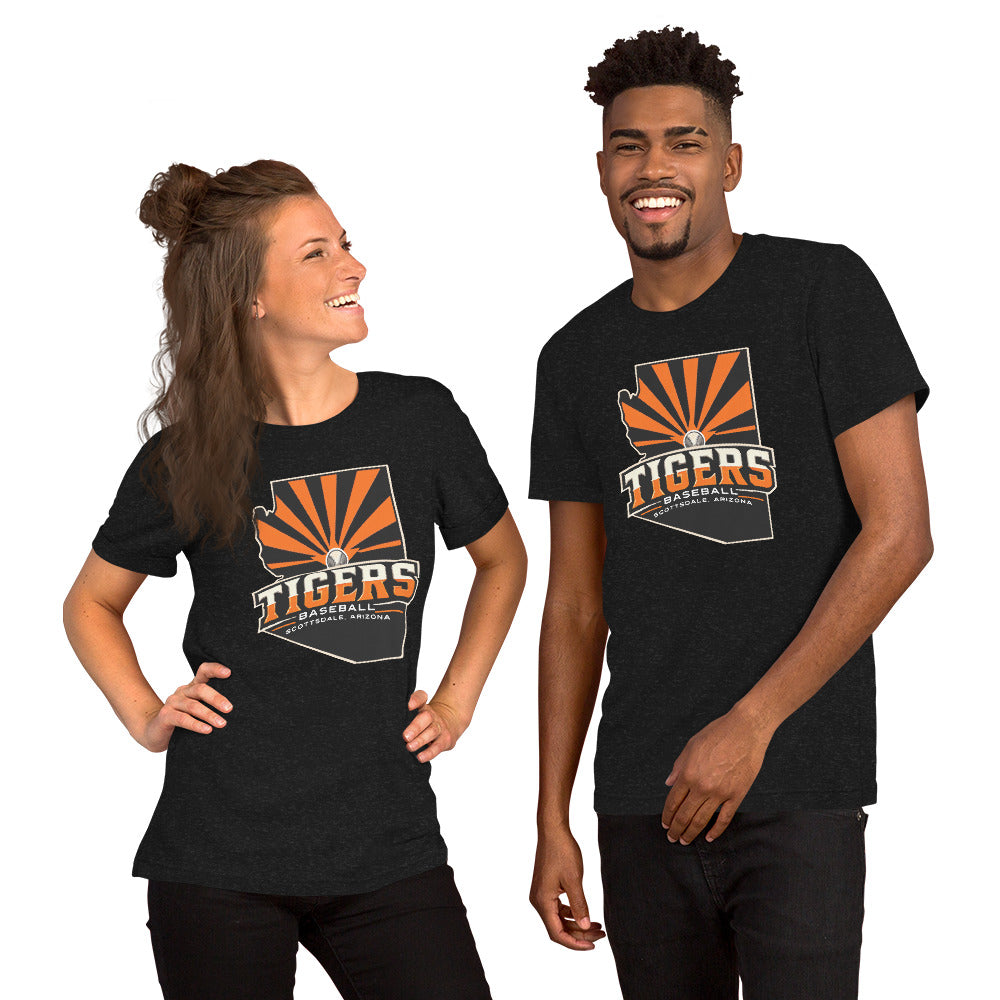 Scottsdale Arizona Tigers Baseball Bella Canvas Unisex T-shirt