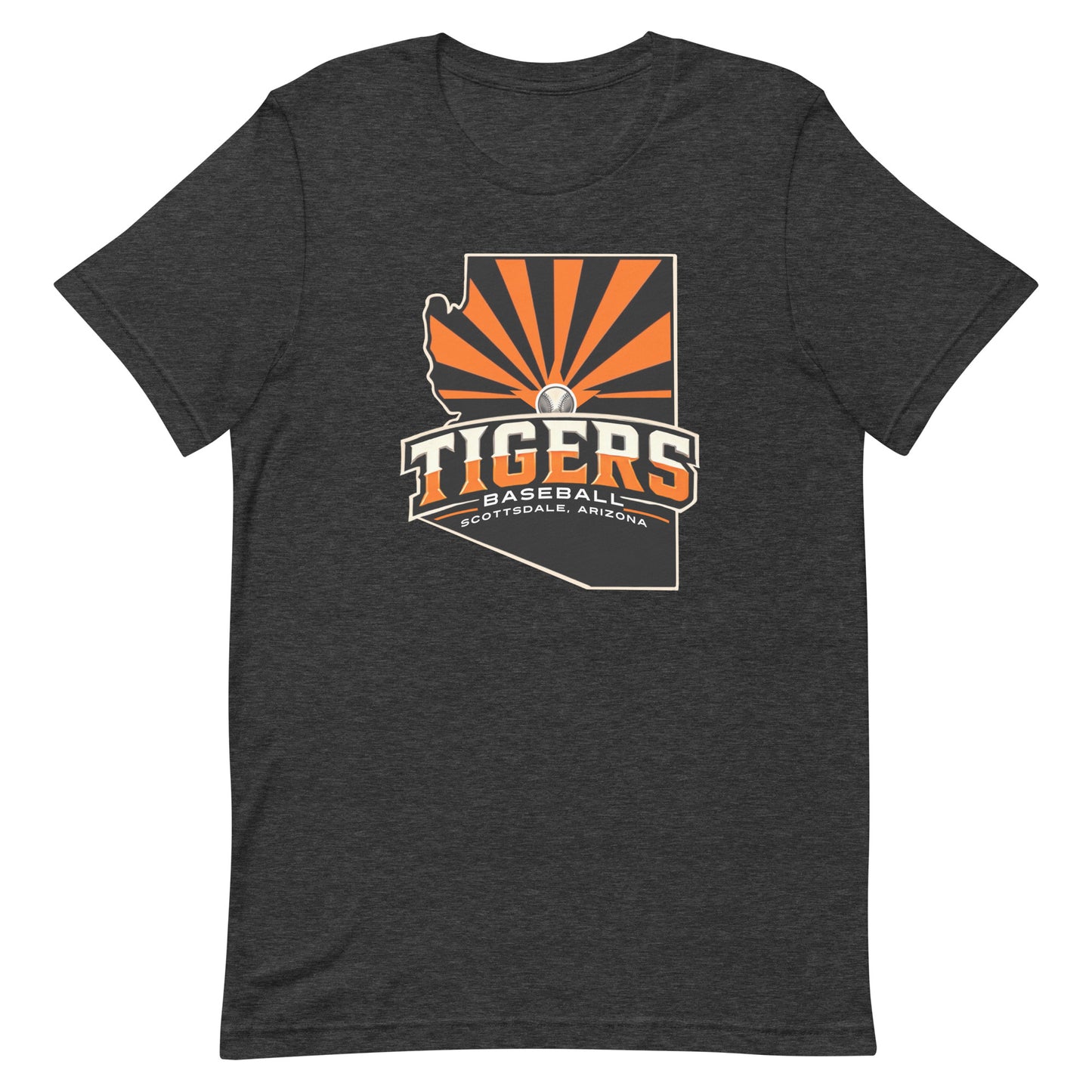 Scottsdale Arizona Tigers Baseball Bella Canvas Unisex T-shirt