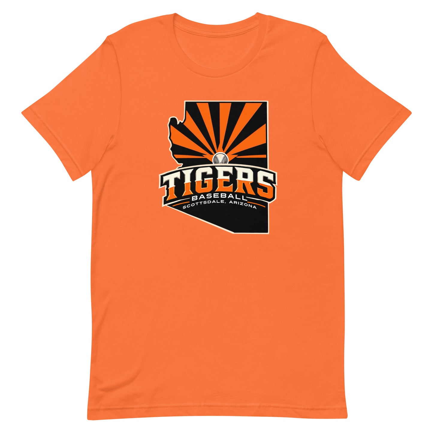 Scottsdale Arizona Tigers Baseball Bella Canvas Unisex T-shirt