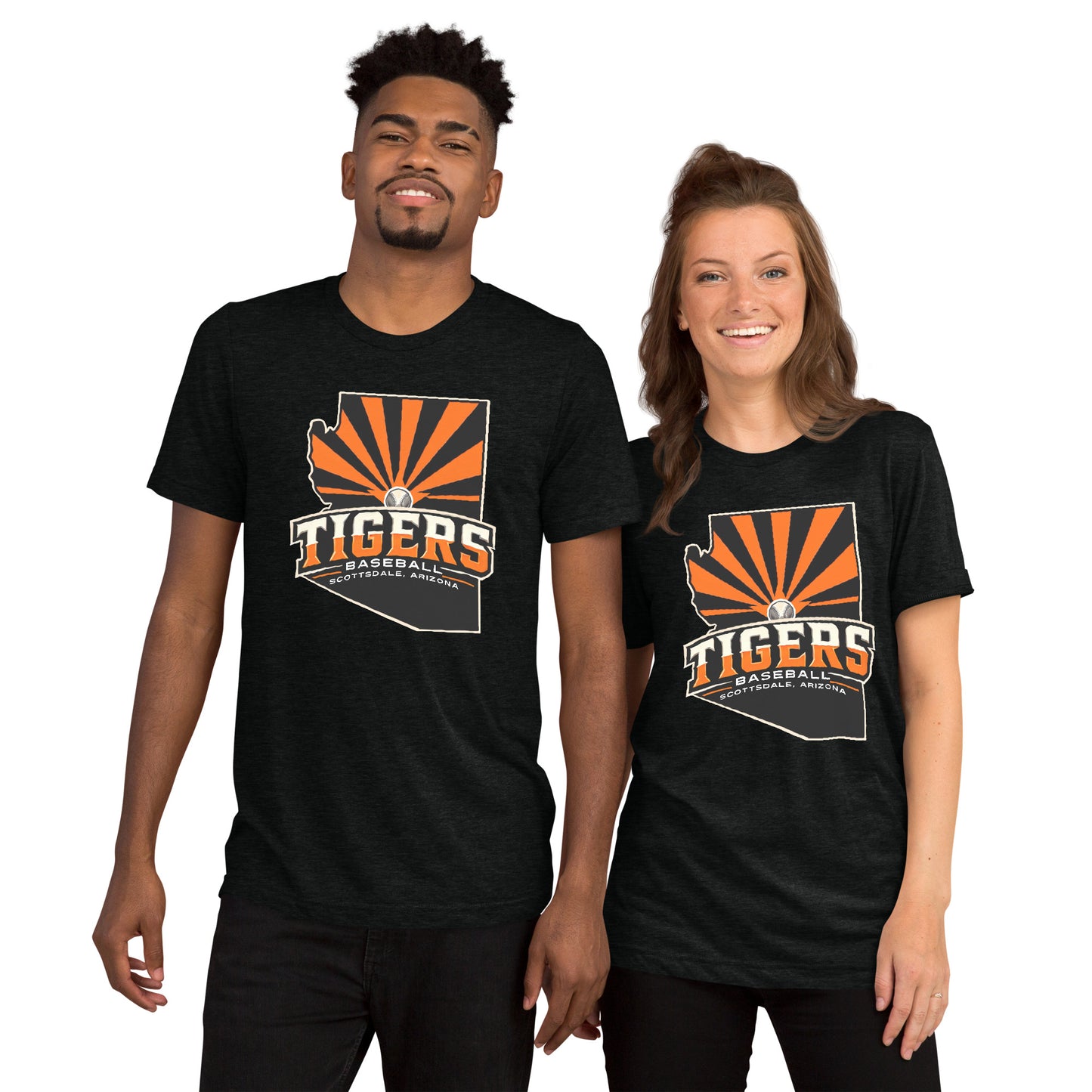 Scottsdale Arizona Tigers Baseball Unisex Tri-Blend T-shirt