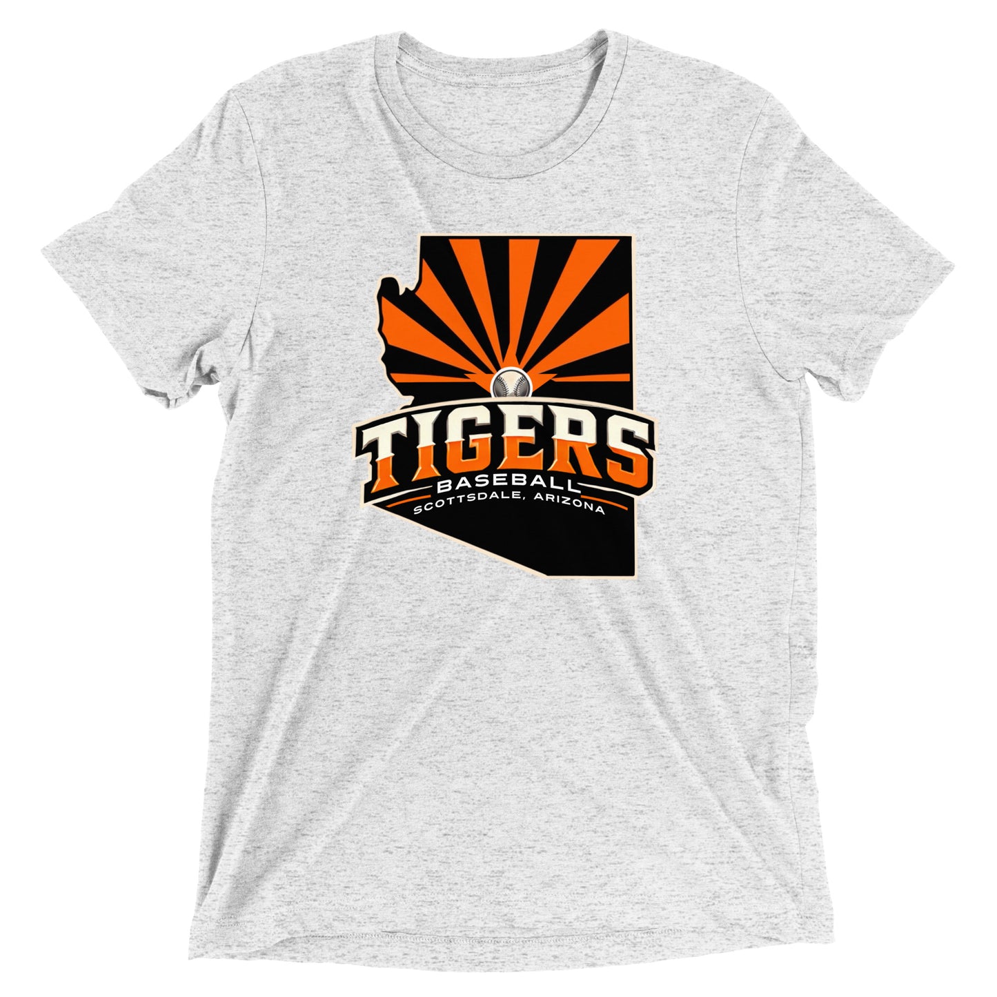 Scottsdale Arizona Tigers Baseball Unisex Tri-Blend T-shirt