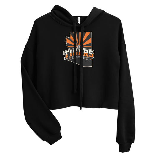 Scottsdale Arizona Tigers Baseball Crop Hoodie