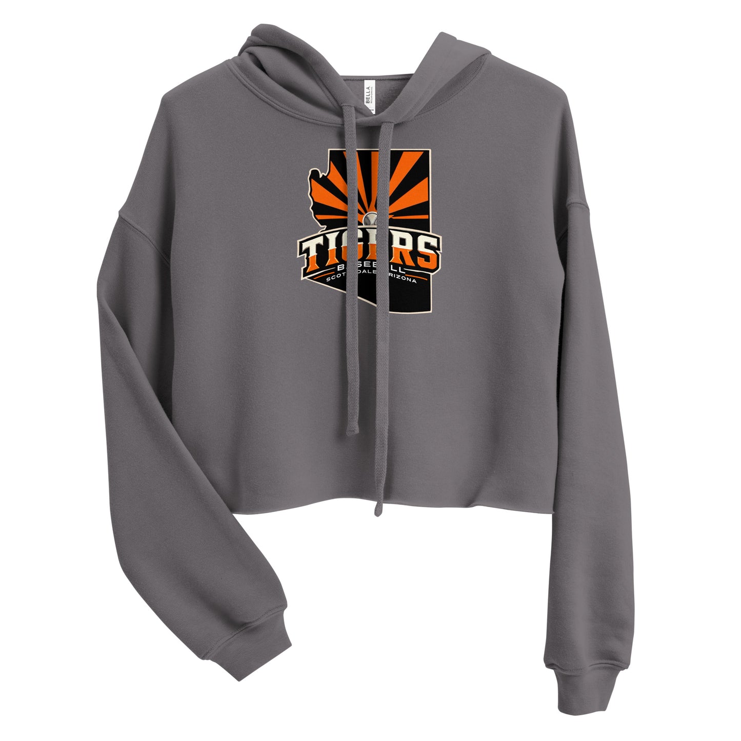 Scottsdale Arizona Tigers Baseball Crop Hoodie