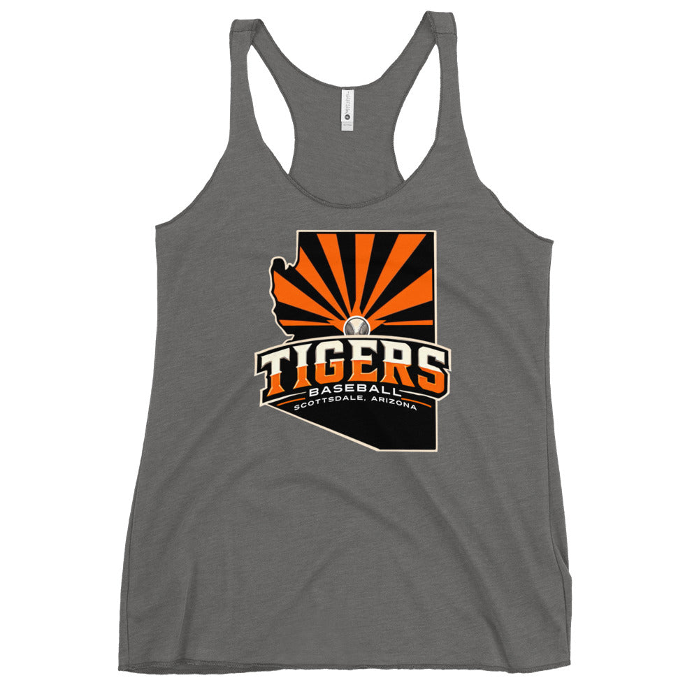 Scottsdale Arizona Tigers Baseball Women's Racerback Tank