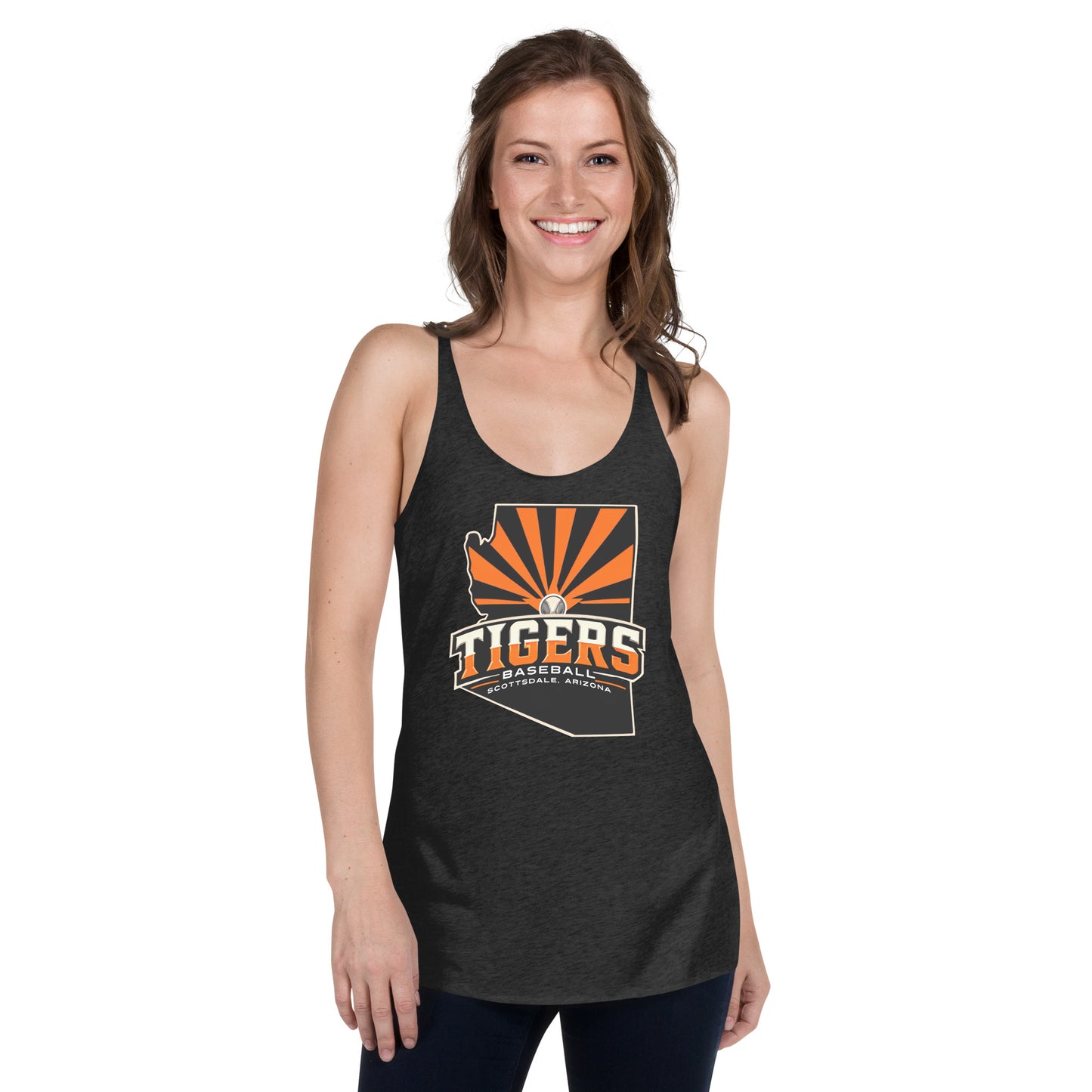 Scottsdale Arizona Tigers Baseball Women's Racerback Tank